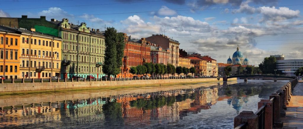 развод мостов на теплоходе